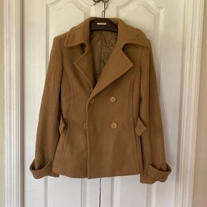 Tan winter jacket size small